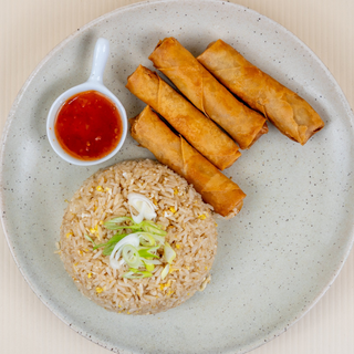 $12 Lumpia W/Egg Fried Rice